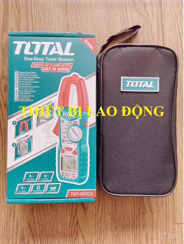 Kềm đo AC kỹ thuật số hiệu TOTAL TMT46003 (nâng cấp từ mã TMT46002)