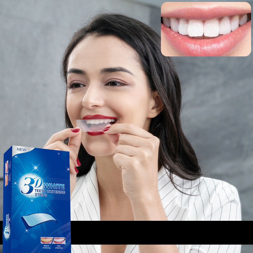 Miếng Dán Trắng Răng 3D White Teeth Whitening Strip