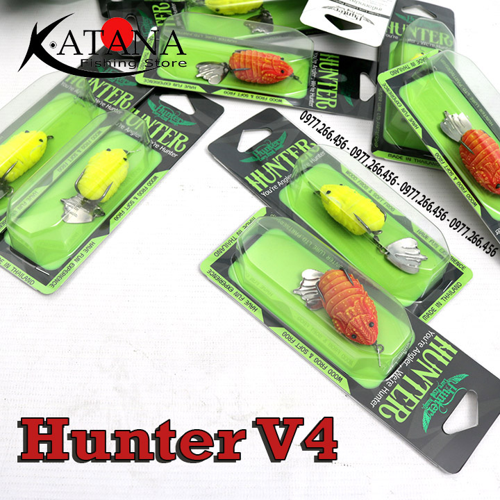 Nhái Hơi Câu Lure - Hunter V4