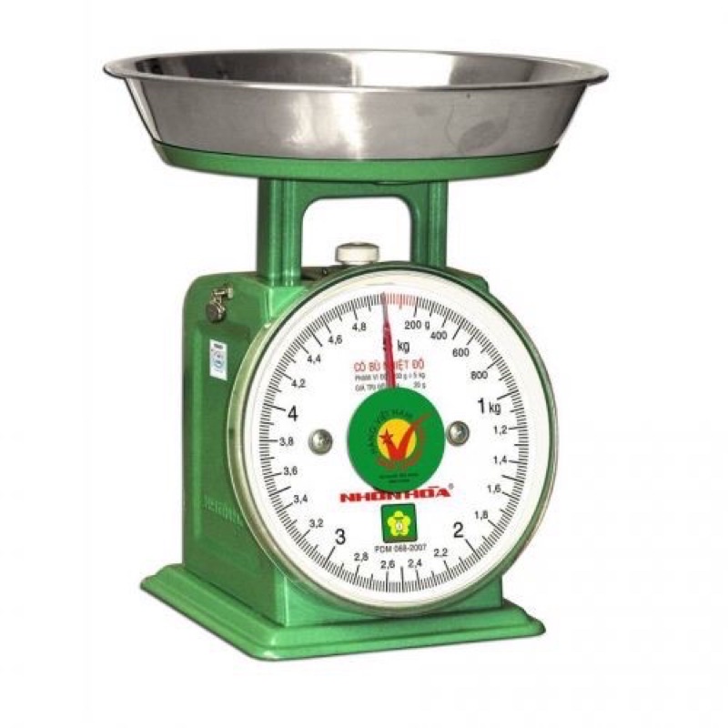 Cân nhơn hoà, cân đồng hồ 2kg, 5kg- hàng chính hãng