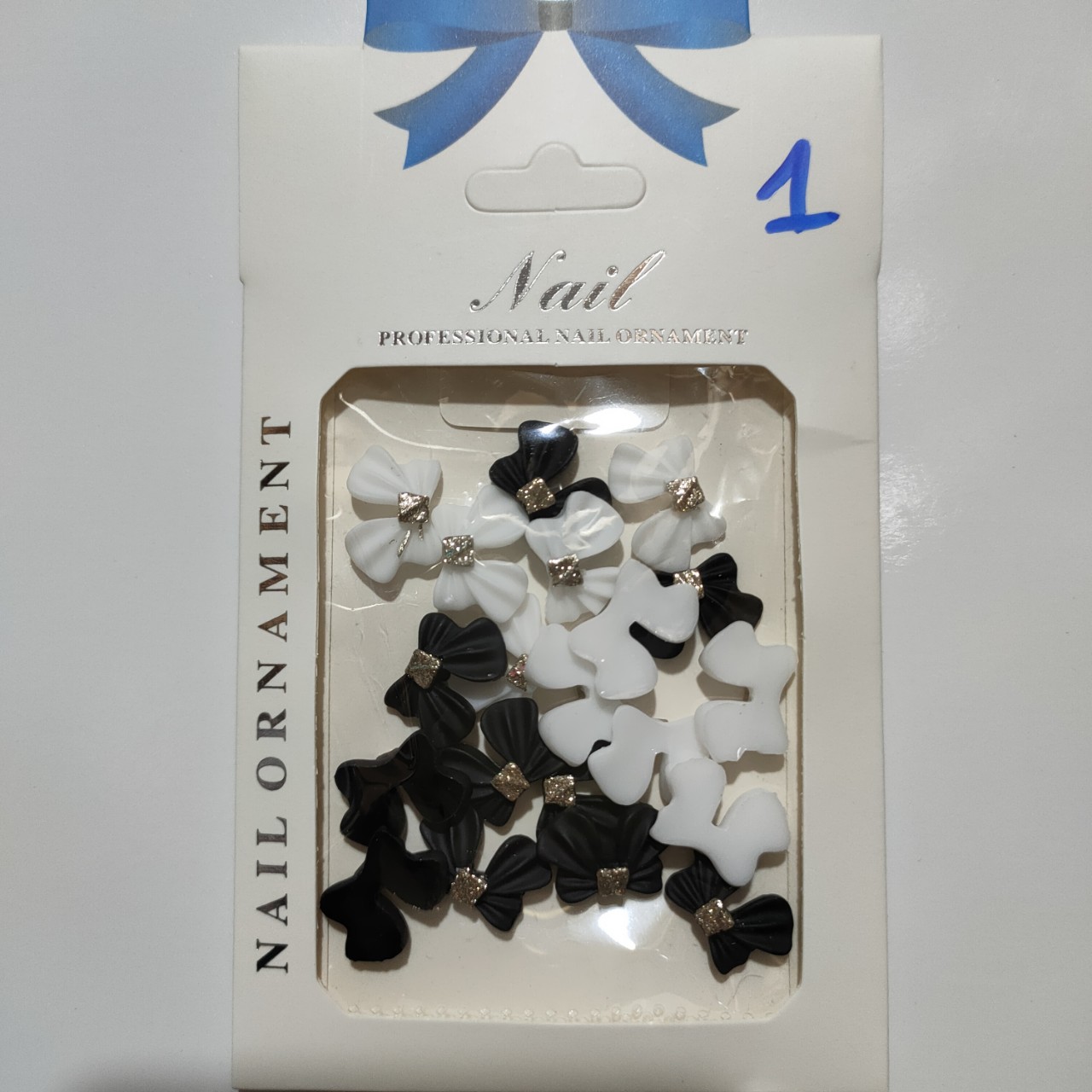 Charm nơ trang trí móng, Phụ kiện hình nơ Nail