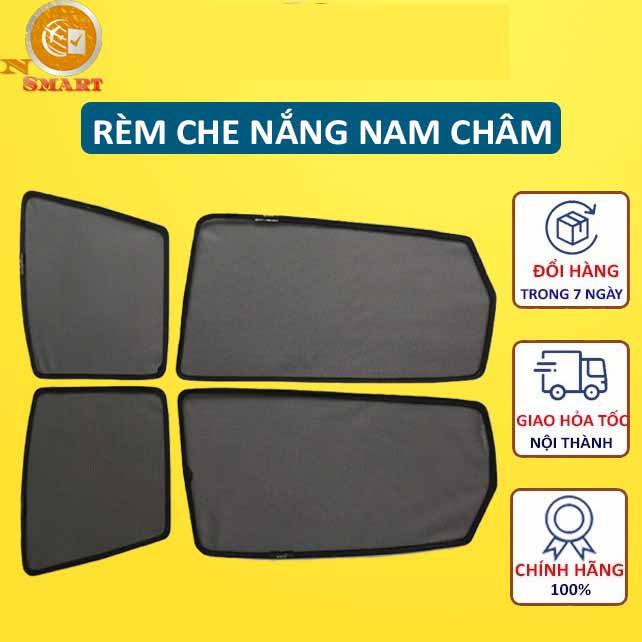 Rèm che nắng ô tô - rèm chắn nắng nam châm cho xe ô tô, bộ 4 tấm - đủ các dòng xe