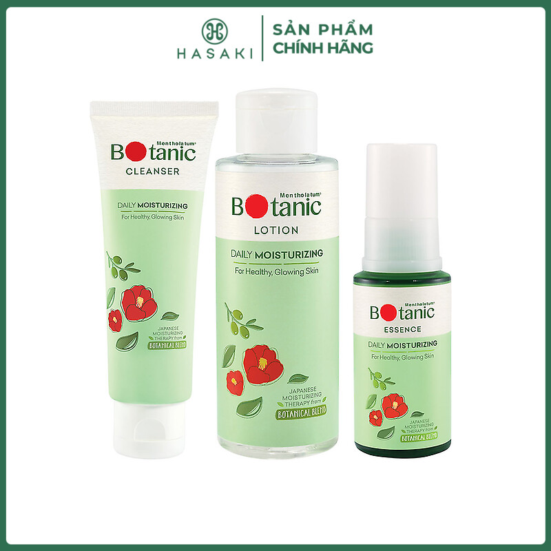 Bộ Sản Phẩm Mentholatum Botanic Chăm Sóc Da 3 Món