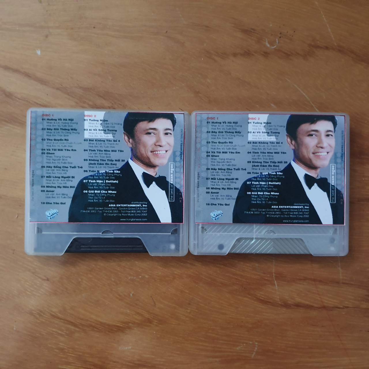 [MDCD] Bộ 2 Đĩa MD Tuấn Ngọc chọn lọc - Đĩa MD Mini Disc