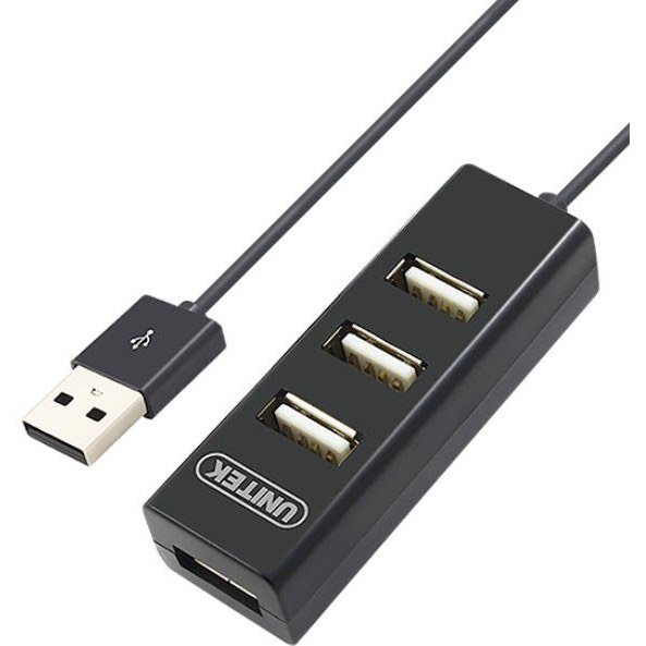 Hub USB 2.0 1 ra 4 cổng dây dài 80cm UNITEK Y-2140
