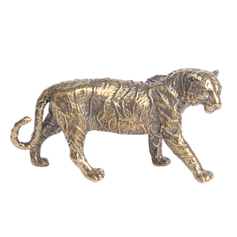 Tượng Phong Thủy Hình Con Hổ (Kích Thước: 6.5cm x 3.3cm)