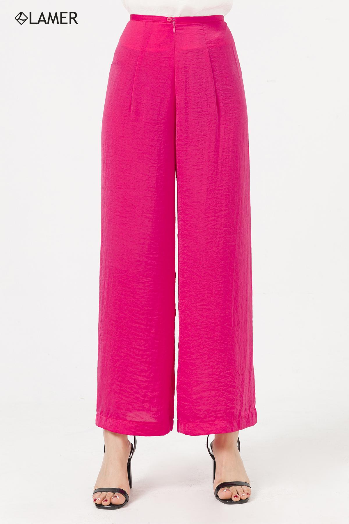 Quần Áo Dài VIENTRAN Ống Rộng Cạp Nhỏ V64W18Q005