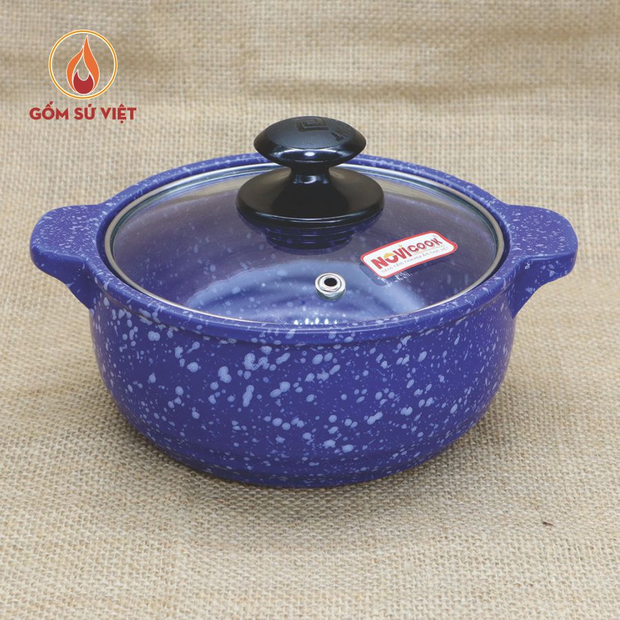 Nồi Sứ Sâu Vân Đá Cao Cấp 700ML