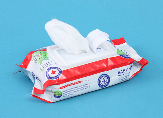 [HCM]Combo 5 bịch khăn giấy ướt baby wipes