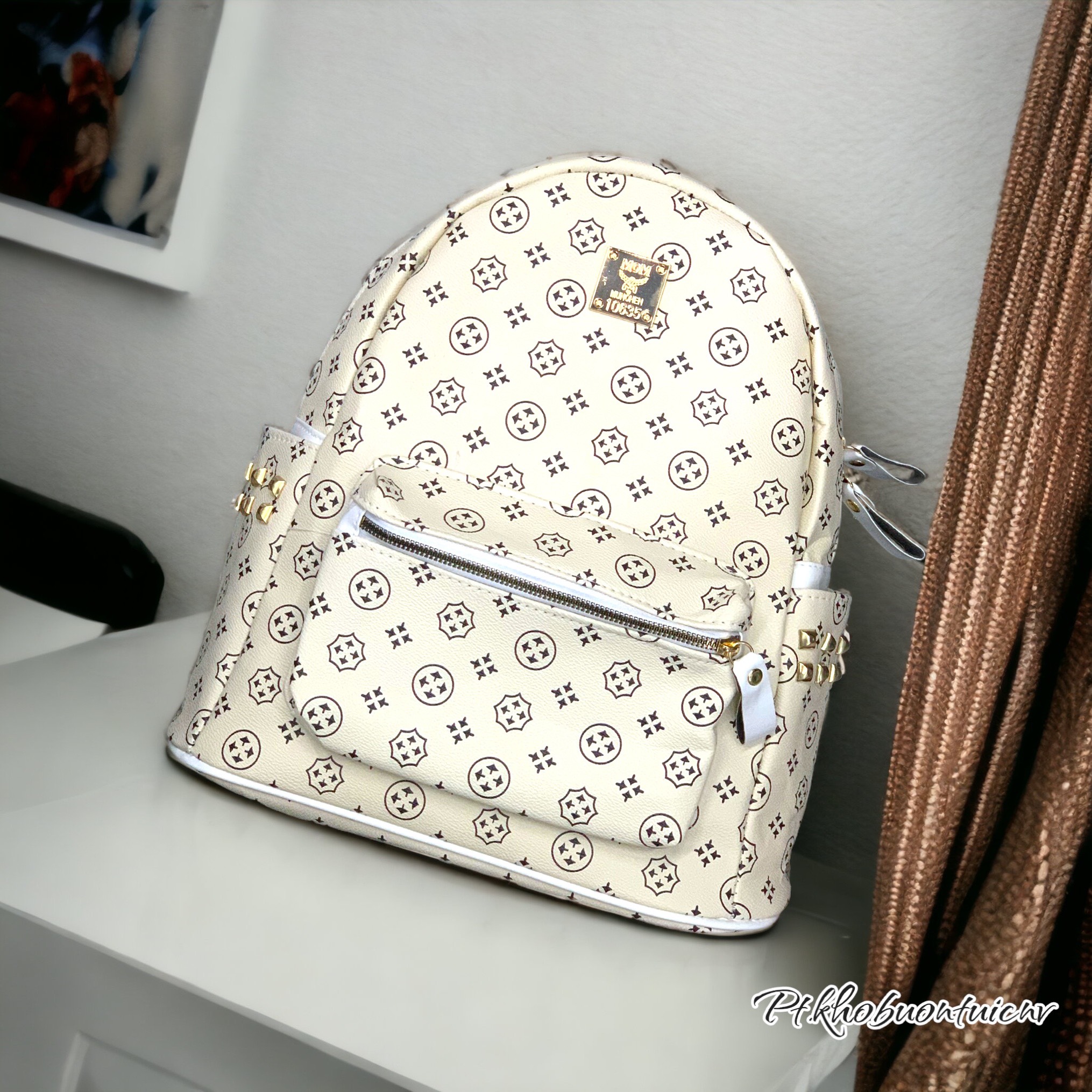 Balo đi học, balo đi chơi MOM mới hoa đựng nhiều đồ size 40 thời trang