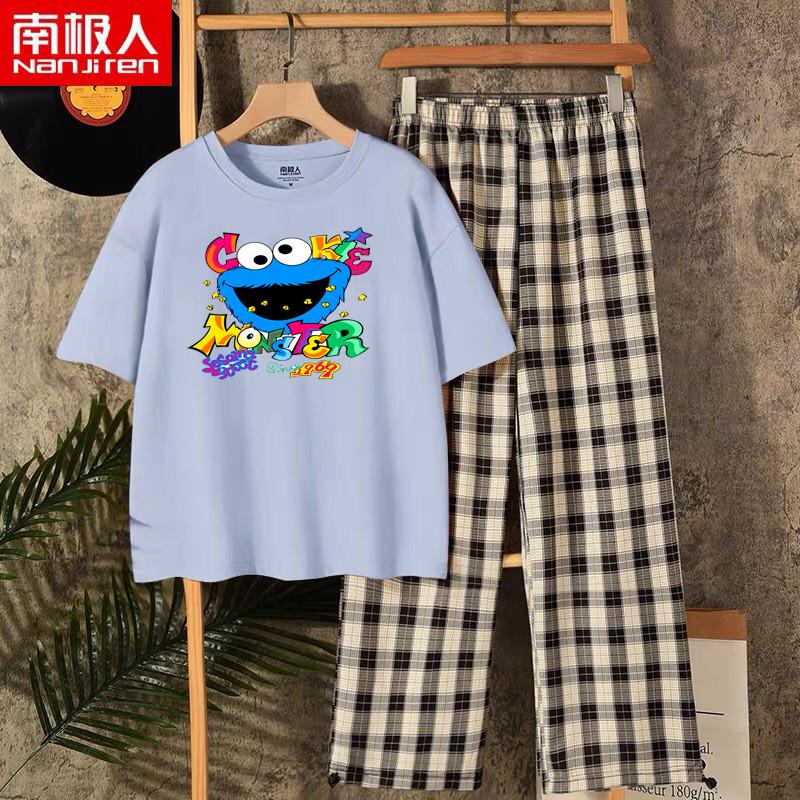 sét áo phông monter mặt xanh Cổ tròn chất Cotton
