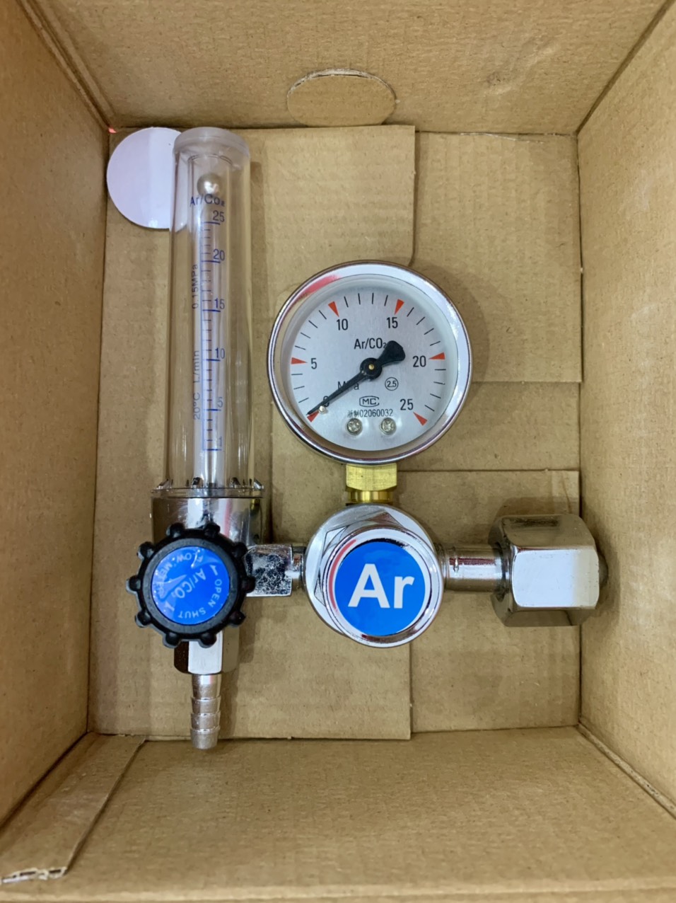 [Sẵn Hàng ] Đồng Hồ Argon AR101 - Lắp Cho Bình Khí Argon