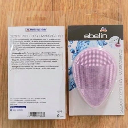 Miếng rửa mặt massage silicon Ebelin