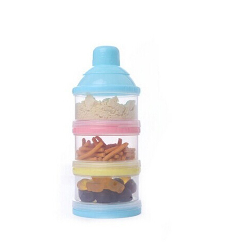 5Layers Baby Milk Powder Dispenser Container Storage Bottle Feeding Box
