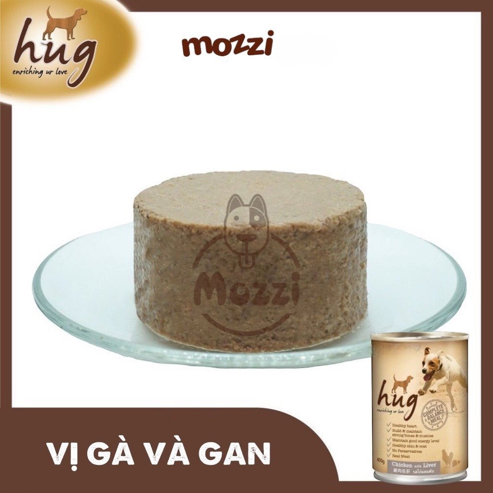 Pate cho chó Hug lon 400gr
