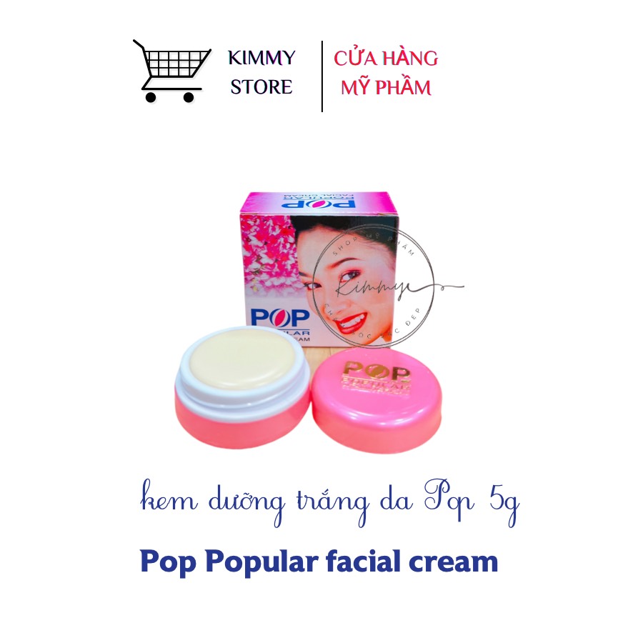 [HCM]Lẻ hộp 4g kem trắng da Pop Thái