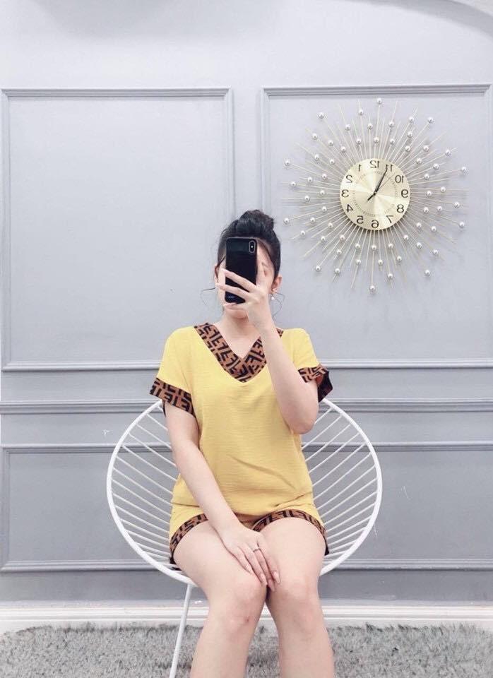 [HCM]SÉT BỘ COTTON ĐÙI PHỐI VIỀN SIÊU DỄ THƯƠNG(CÓ SIZE 3XL:66-75KG)