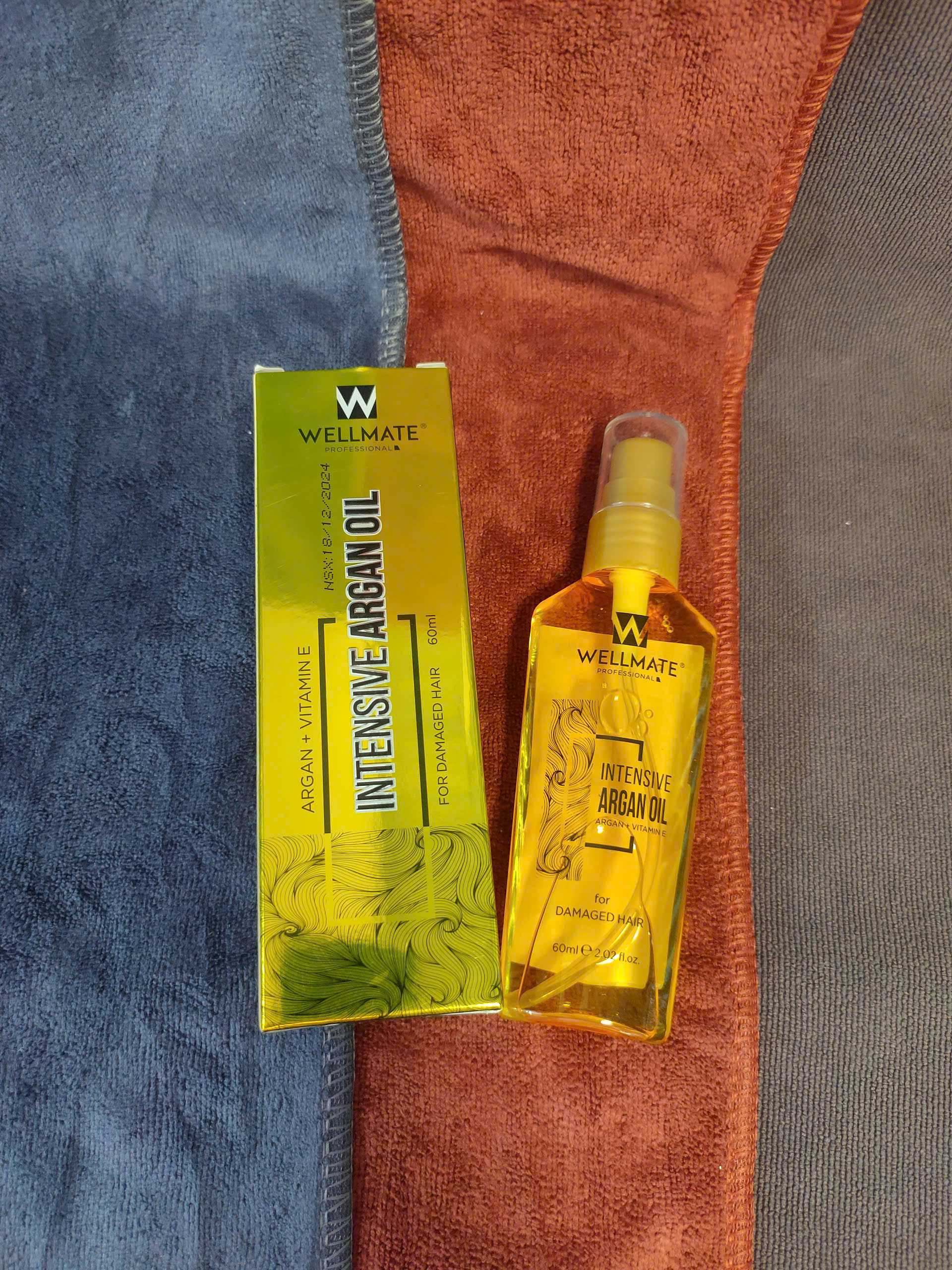 Tinh dầu dưỡng tóc wellmate keratin argan oil