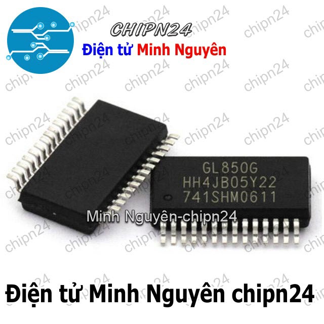 [1 con] (SOP) IC Dán GL850 SSOP-28 (SMD) (GL850G IC Dán USB 2.0) - HH003682
