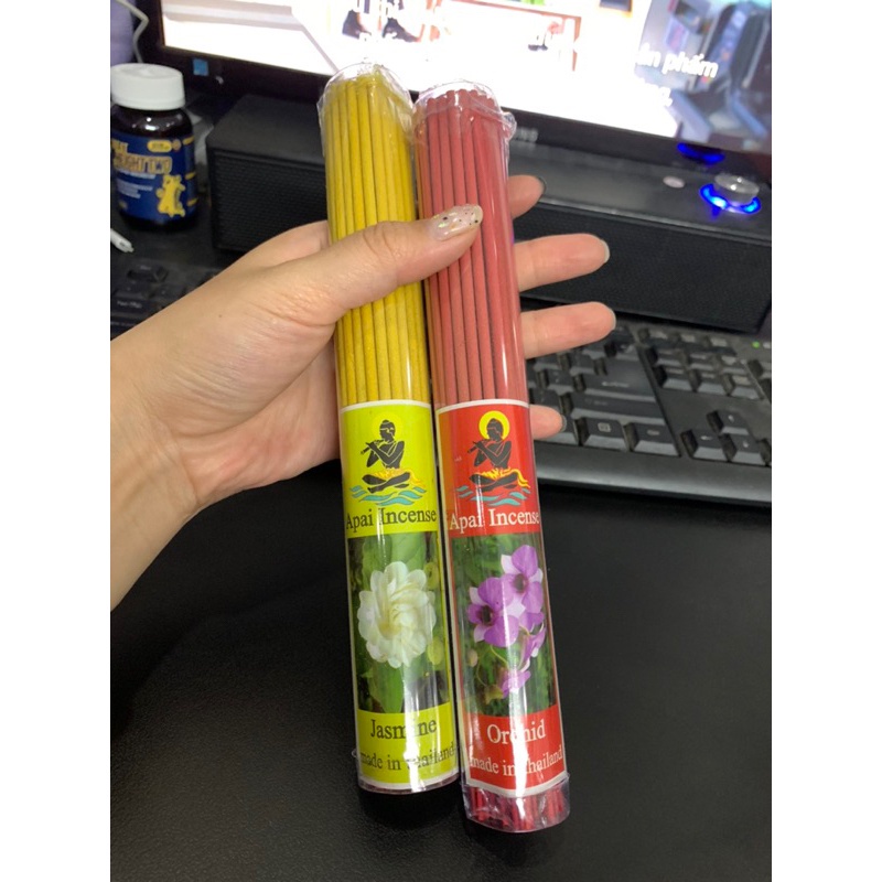[ĐỦ MÙI] Nhang Thơm Aroma Incense Thái Lan 20cm (Bó 50 cây/ mỗi bó 1 hương)