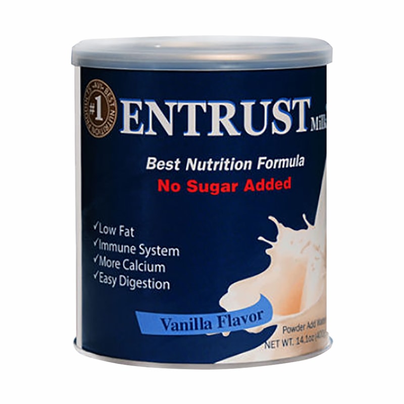 Entrust Best Nutrition Formula Vanilla Flavor 14.1 Oz. Exp Nov 2026