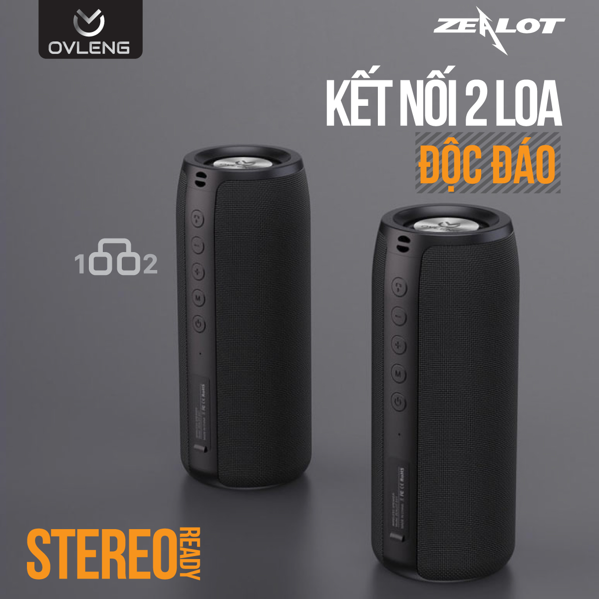 Loa Bluetooth 5.0 Extra Bass Ovleng S51