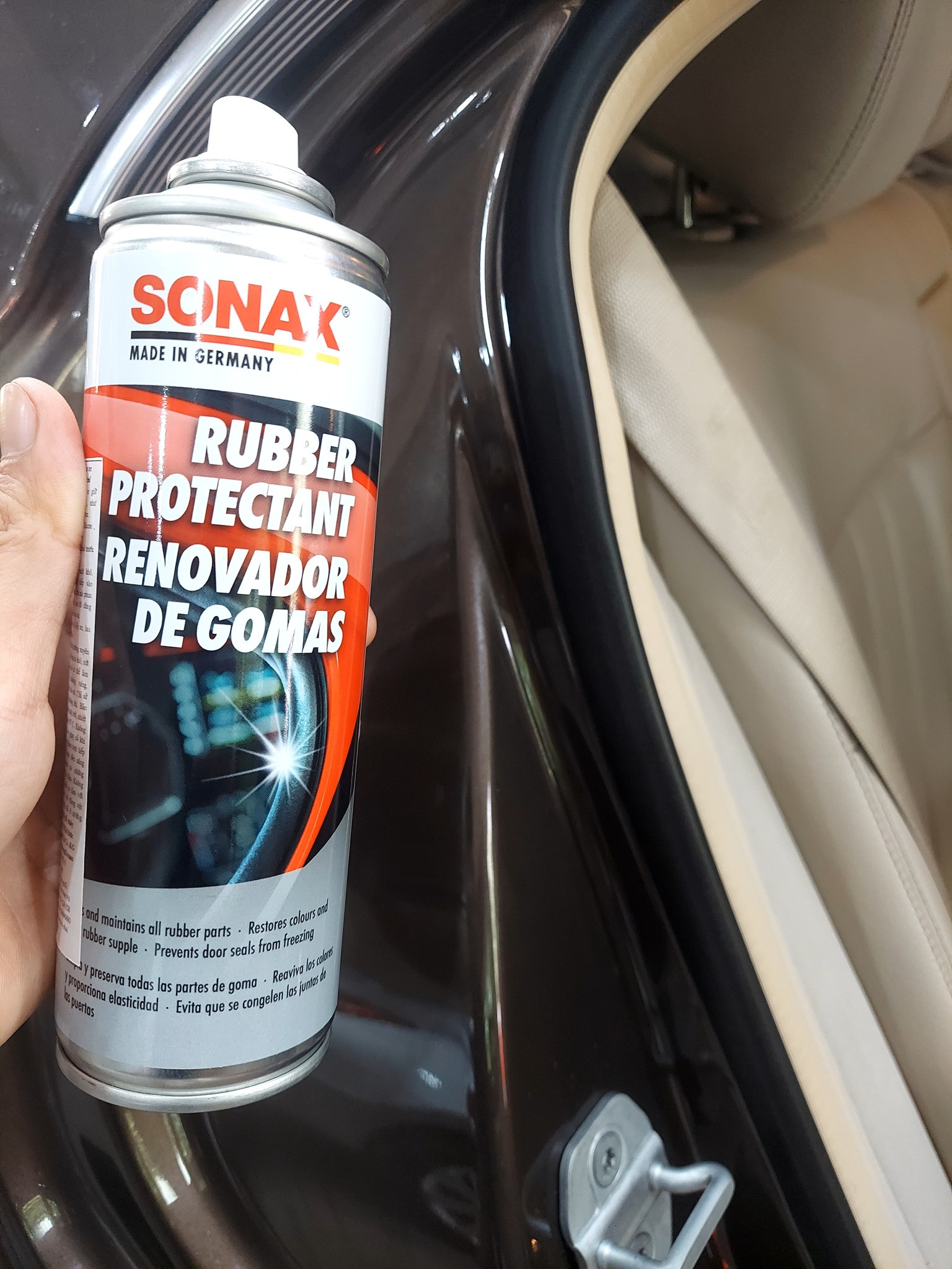 [NEW] Dung dịch làm mềm bảo dưỡng cao su - Sonax rubber protectant