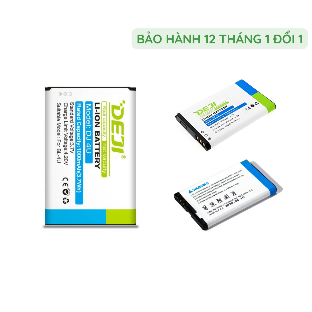 Siêu pin Nokia Deji cho Nokia BL-4C BL-4U BL-5B BL-5C