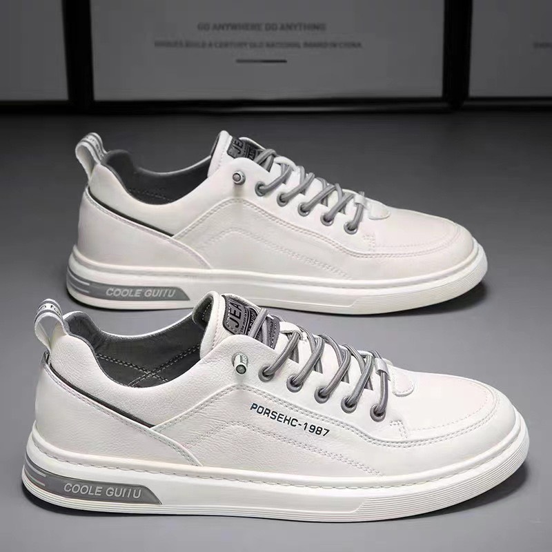Giày sneaker nam màu trắng Porsecc Trắng mới về