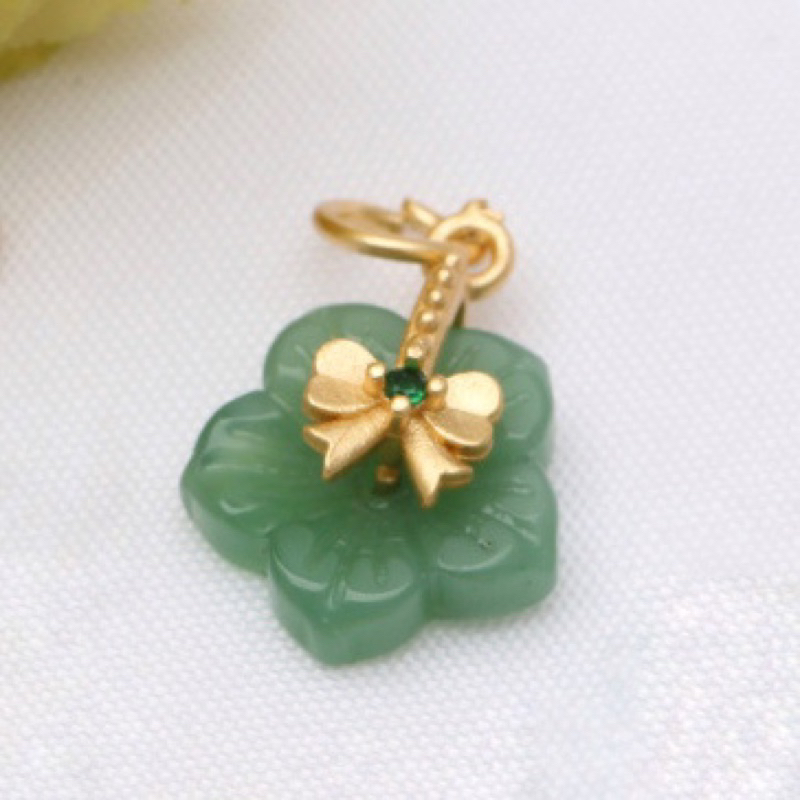 Charm treo bông hoa xanh - KL175