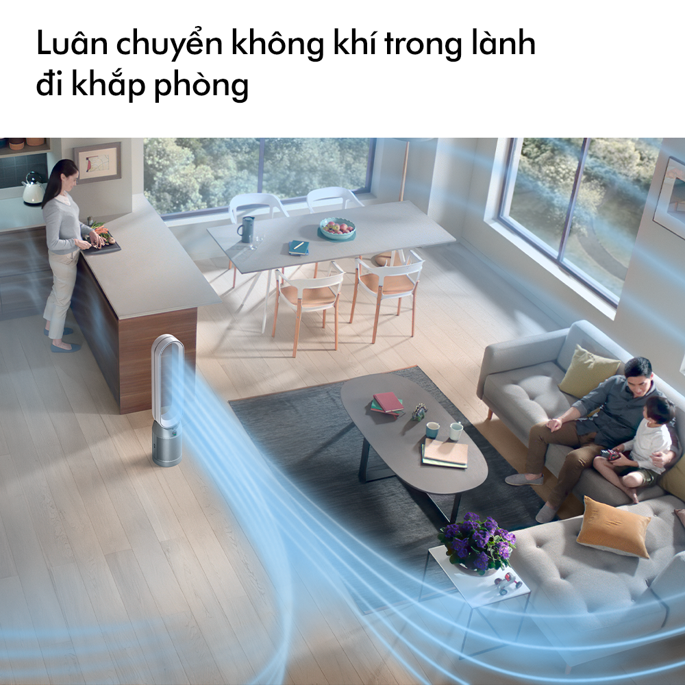 [TỪ 15-23.12: CHRISTMAS SALE] Máy lọc không khí Dyson Purifier Cool  TP07 (Trắng/Bạc)