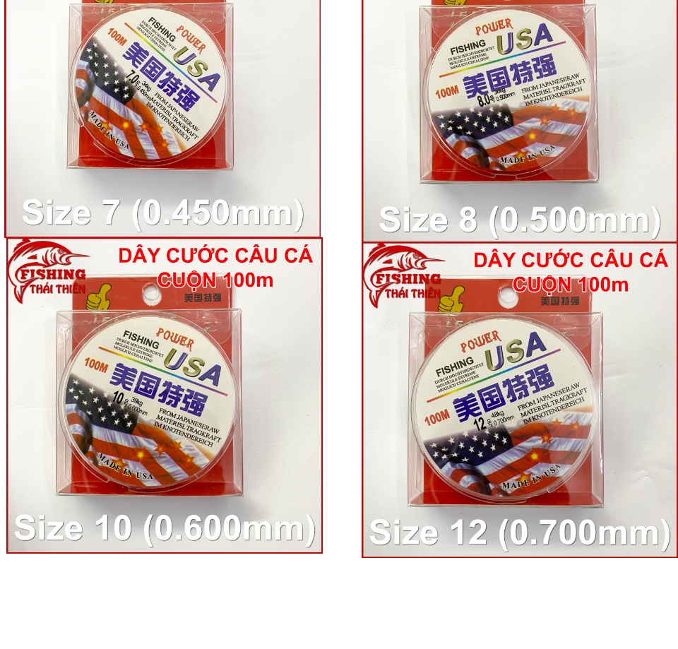 Dây cước câu cá USA Power