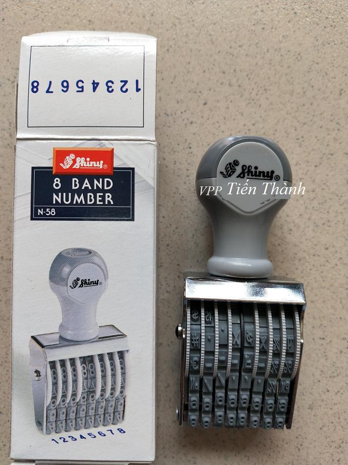 [HCM]Dấu 8 số xoay 3mm Shiny N58