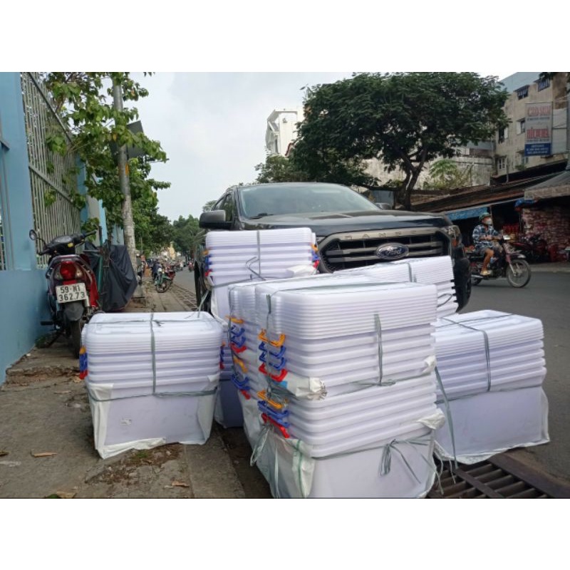 thùng vuông 90 lít,55 lít duy tân