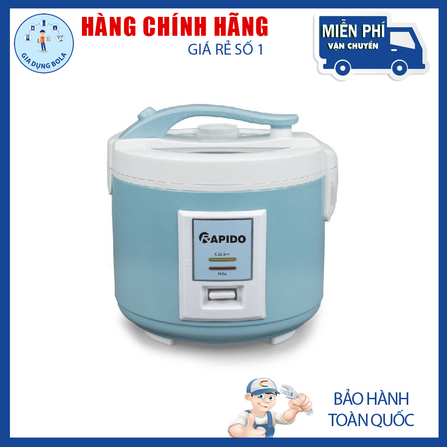 Nồi cơm điện tử Rapido RC-1.2D/Nồi cơm điện cơ Rapido RC-1.5M
