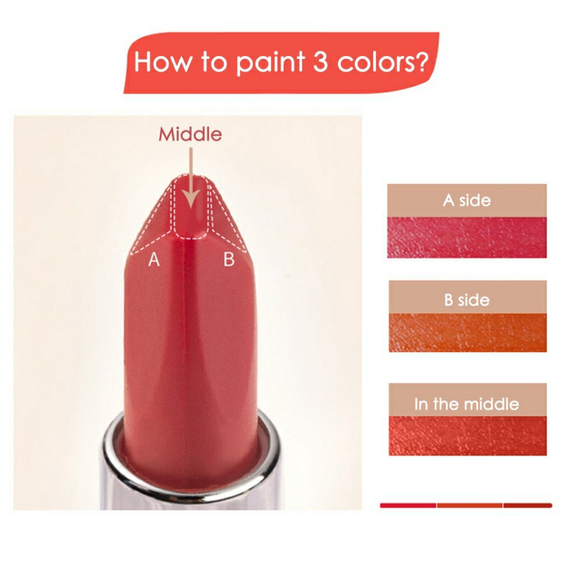 SON THỎI AGAG ĐỘC ĐÁO - 1 CÂY CÓ TẬN 3 MÀU SON