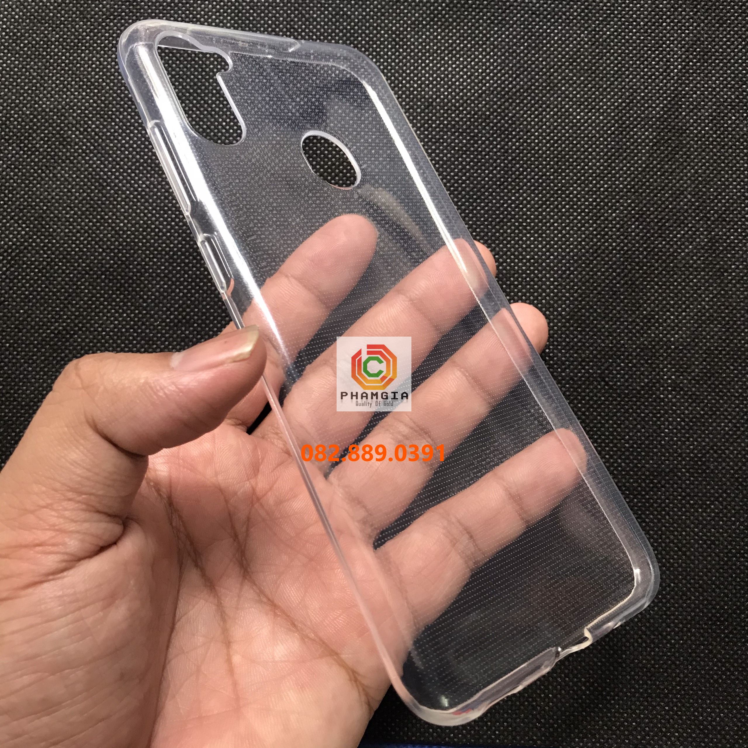 Ốp lưng Samsung Galaxy A11 dẻo trong  cao cấp