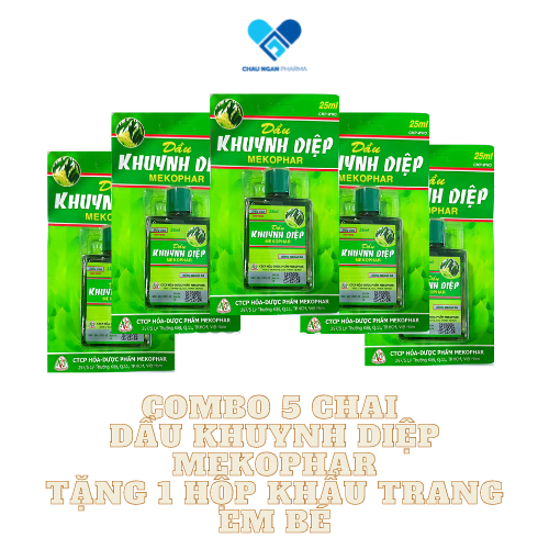Combo 2 - 5 chai Dầu khuynh diệp Mekophar 25ml