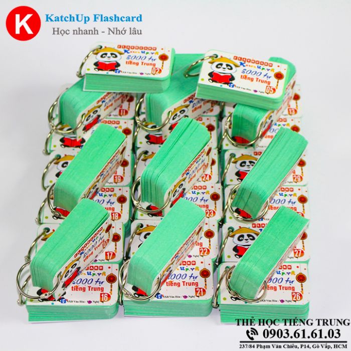 [HCM] Bộ Flashcard 3000 Từ vựng Tiếng Trung B (1500 từ) – High Quality