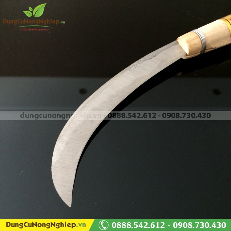 Dao cắt trái cán gỗ 25cm