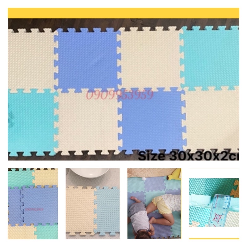 thảm xốp lót sàn size 30×30cm dày 2cm (giá 1 miếng)