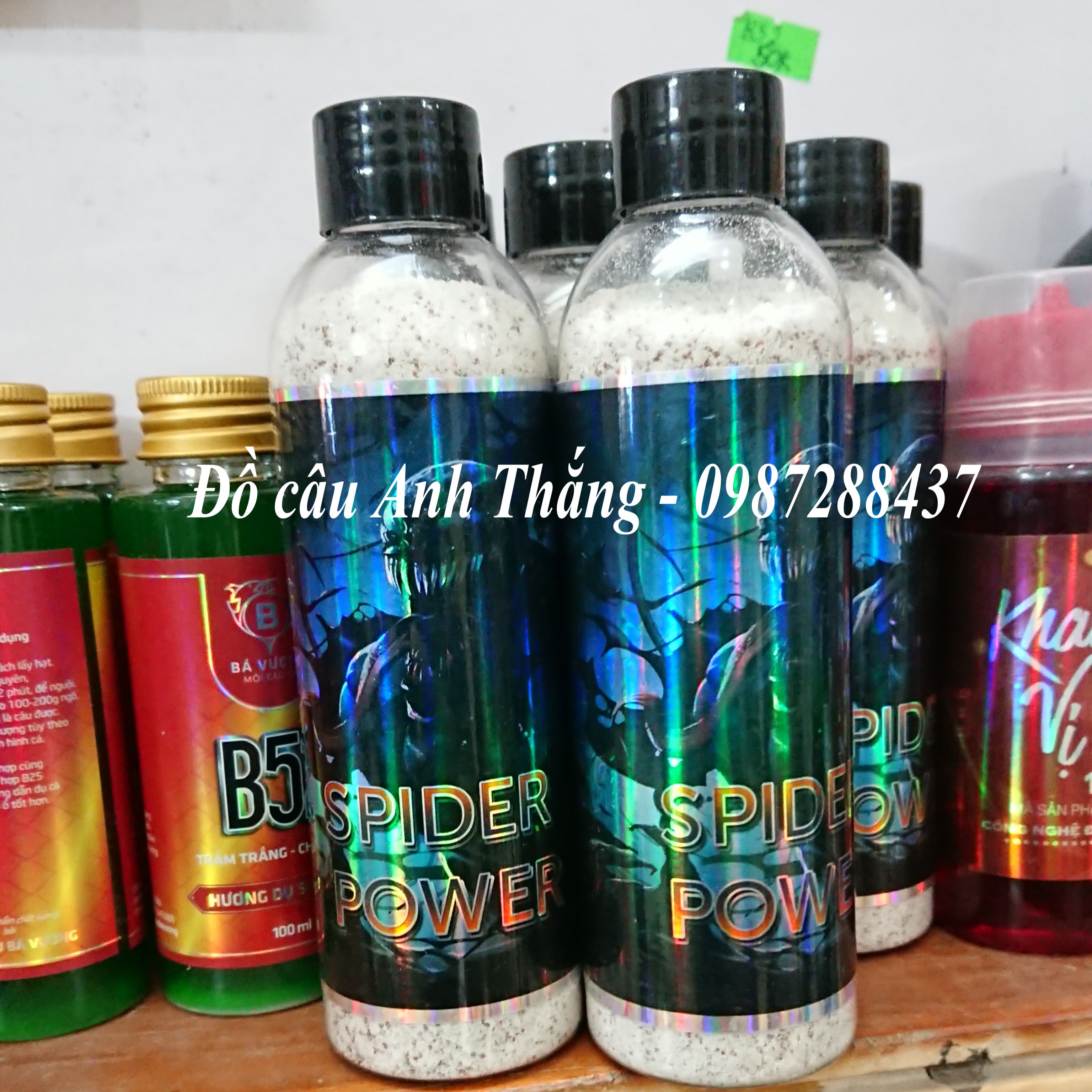 Bột tơ nhện pha mồi vuốt câu đài spider power