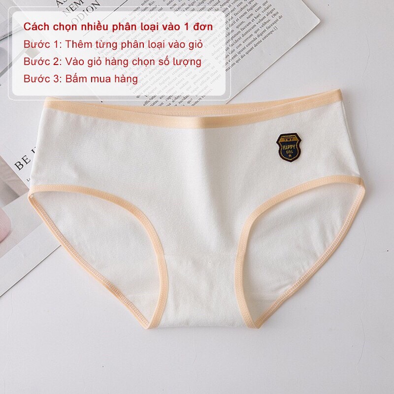 COMBO 10 Quần Lót Nữ Cotton Lucky Lụa Mềm Mại