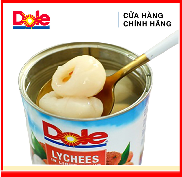 Vải Tươi Đóng Hộp Dole 565gr