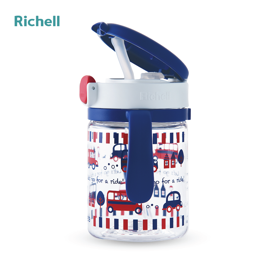 BÌNH ỐNG HÚT AQ RICHELL 200ML XANH RIDE