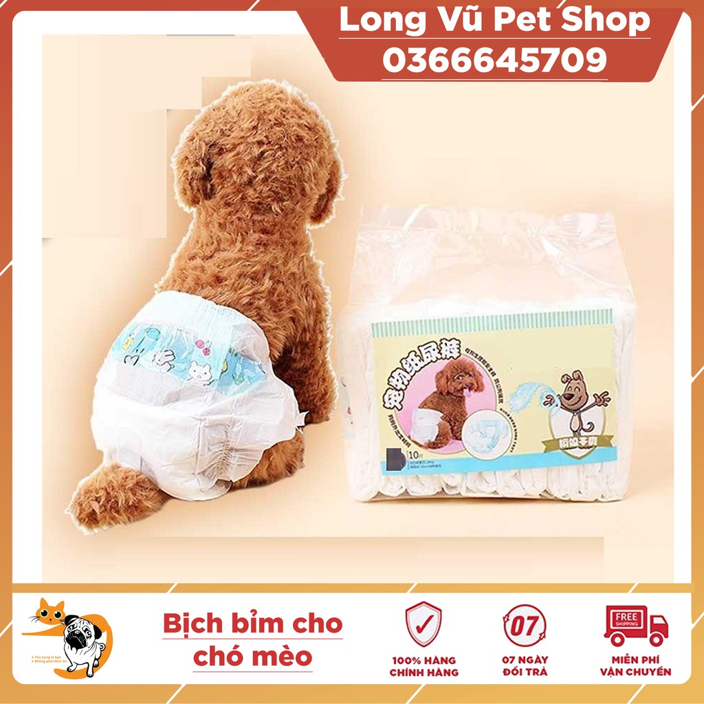 Bịch bỉm thú cưng gồm 10 miếng