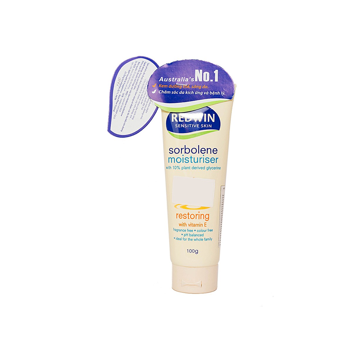 Kem Dưỡng Da REDWIN Sorbolene Moisturiser Restoring With Vitamin E 100ml