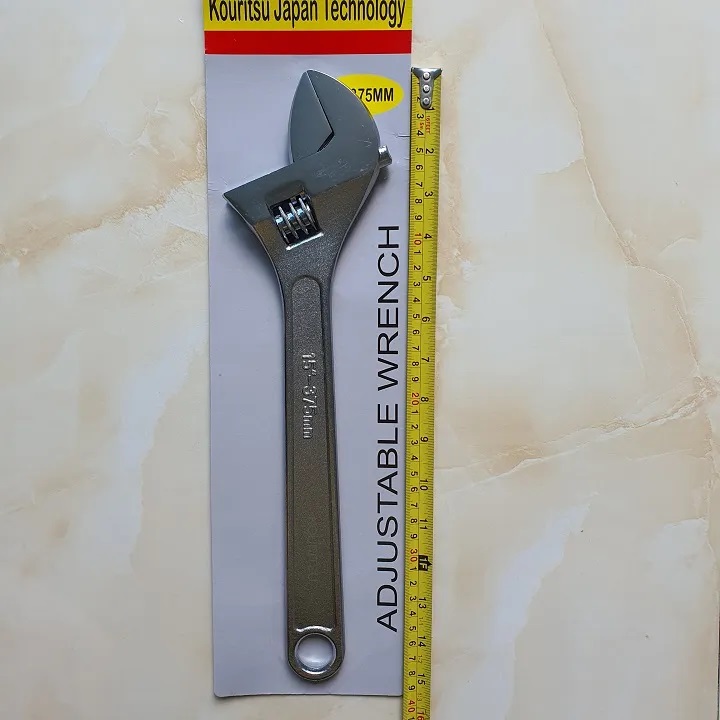Mỏ lết cán trơn nhật bản kouritsu cỡ 8 - 15 inch , mỏ lết nhật, mo let, mỏ lết nhật bản, bảo hành 12 tháng