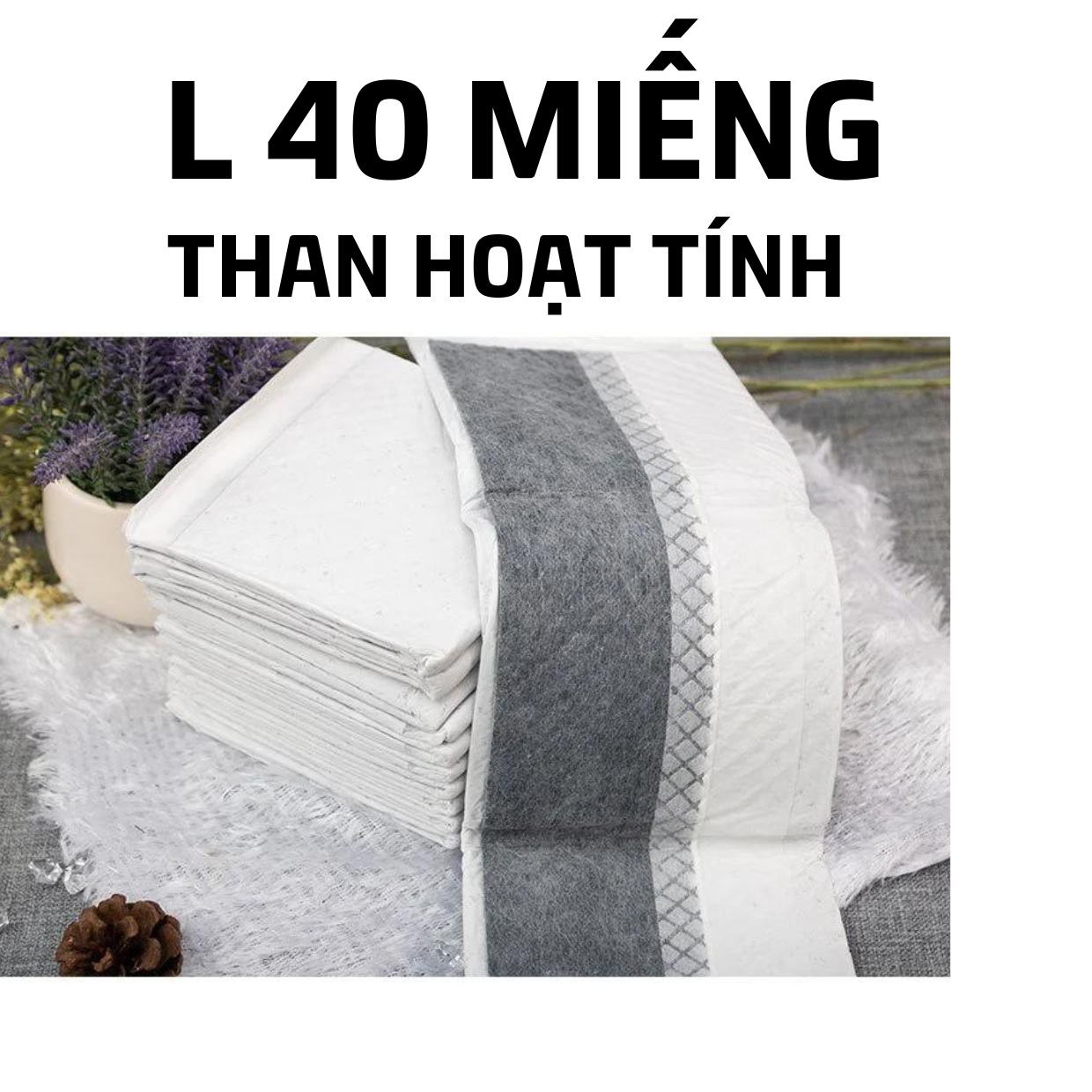 Tã giấy lót chuồng cho chó mèo siêu thấm hút- Bỉm cho chó mèo nhiều kích thước