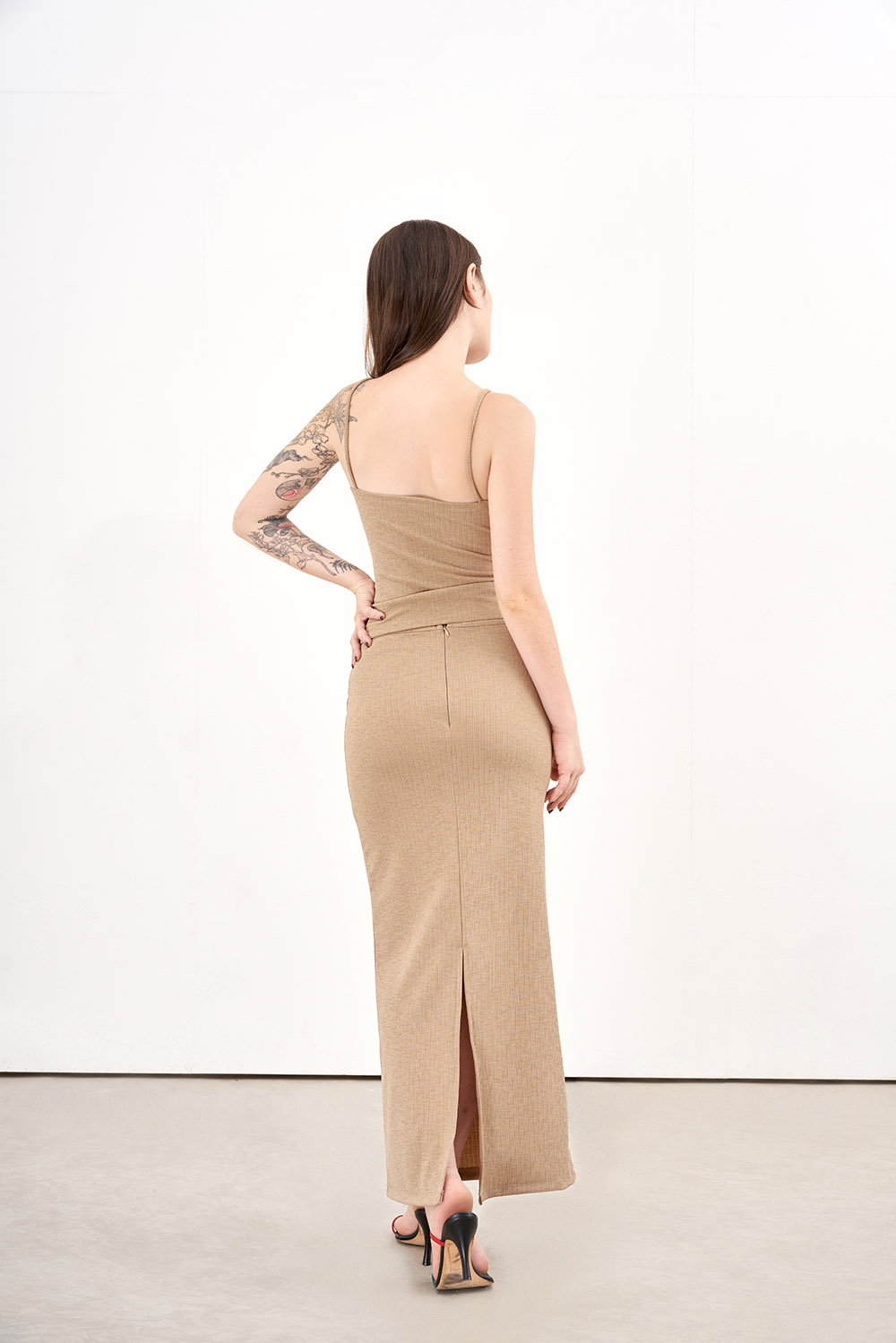 [OUTLET SALE] DOTTIE - Chân váy thun vải sần - S0179